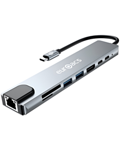 USB Hub Type-C Euroacs EU-P405 8ın1 