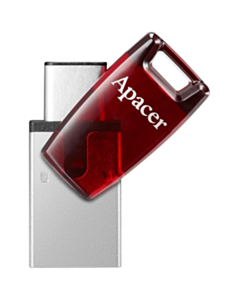Fleş kart Apacer 64 GB USB 3.2 Gen 1 Type-C Red AH180 / AP64GAH180R-1