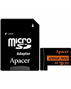 Yaddaş kartı Apacer microSDXC 128 GB UHS-I U3 V30 A2 AP128GMCSX10U8-R