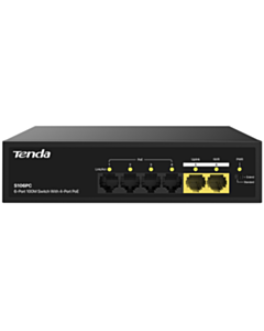 Коммутатор Tenda S106PC 4 Port PoE+2 Port