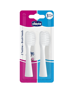 Elektrikli diş fırçası üçün başlıqlar Chicco 00008545010000 (2 ədəd) 