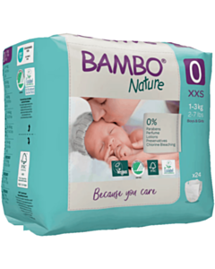 Uşaq bezləri Bambo Nature 0 24 ədəd 1000010819