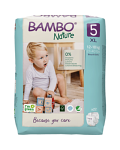 Uşaq bezləri Bambo Nature 5 22 ədəd 100001925511