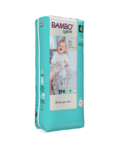 Uşaqlar üçün tuman bezləri Bambo Nature 4 40 ədəd 100002135450