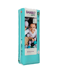 Uşaqlar üçün tuman bezləri Bambo Nature 6 38 ədəd 100002135650