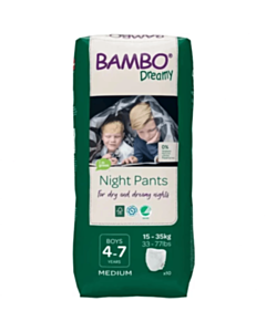 Uşaqlar üçün tuman bezləri Bambo Dreamy 4-7 10 ədəd 1000018875