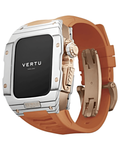 Smart saat Vertu Watch H1 SW-WG-004-02-HW Stainless Steel WG Orange Rubber