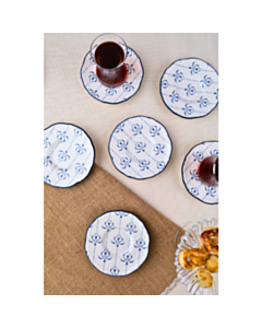 Набор блюдец Tabak Evi Audrey 6 предметов FLY6ÇTPRS1209 8684531607567