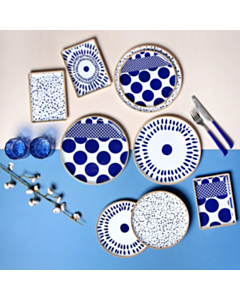 Набор посуды для завтрака Porland Spotty 18 предметов 04POR034885