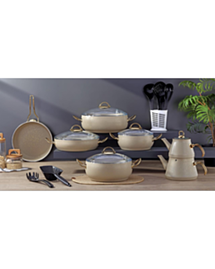 Qazan dəsti Nipmar 19 parça Bej