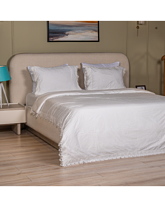 Tekstil yataq dəsti Cehizçi Laura Grand (WH-58) White