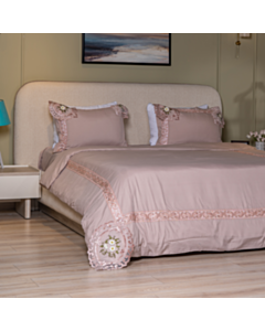 Tekstil yataq dəsti Cehizçi Laura Grand (WH-54) Powder