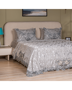 Yataq örtüyü Cehizçi Laura Grand EM-1-1 Boz