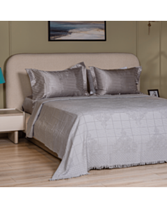 Yataq örtüyü dəsti Cehizçi Laura Grand MJ-2 Boz
