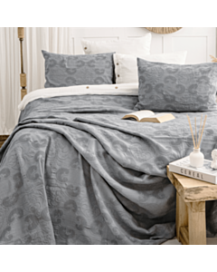 Yataq örtüyü Şahəsər İtalo CK Tünd boz