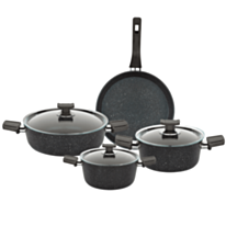 Qazan dəsti Schafer New Savor 7 parça Qara 8699131904527