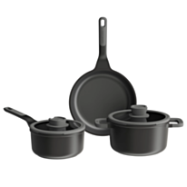 Набор кастрюль BergHOFF Leo Stone 5 предметов 3950600