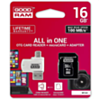 Yaddaş kartı Goodram microSDHC 16 GB UHS I Class 10 5908267930267 