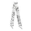 Шарф Vertu Season Daigo Signature Floral Print Silk Skinny White SJ-ZZ-009