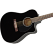 Elektrikli akustik gitara Fender CD-60SCE BK WN
