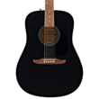 Elektrikli akustik gitara Fender Debut Redondo Drednaught Black
