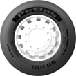 Avtomobil təkəri Petlas 245/70R19.5 SH100 TL 141/140J 001.PT.71521 