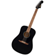 Электроакустическая гитара Fender Debut Redondo Drednaught Black
