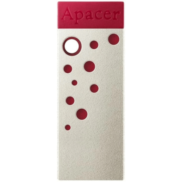 Fleş kart Apacer 64 GB USB 3.2 Gen 1 Metallic/Red AH15J/AP64GAH15JR-1