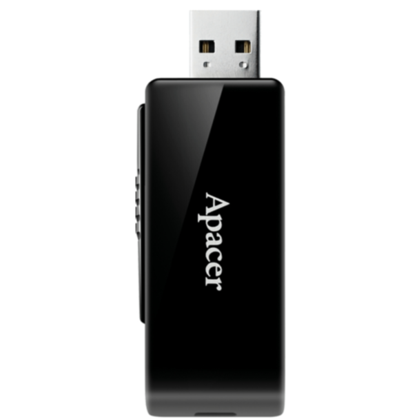Флеш карта Apacer 128 GB USB 3.2 Gen 1 Black AH350/AP128GAH350B-1