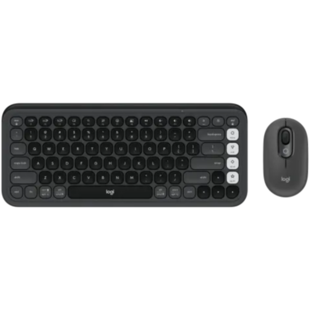 Klaviatura Logitech Pop Icon Combo Graphite