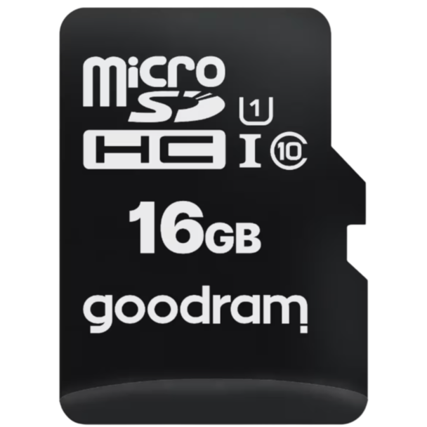 Yaddaş kartı Goodram microSDHC 16 GB UHS I Class 10 5908267930267 
