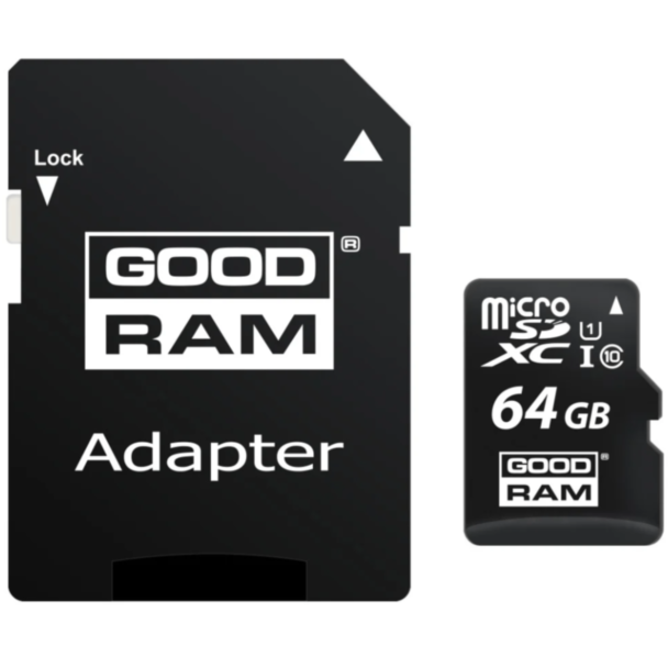 Yaddaş kartı Goodram microSD 64 GB UHS-I Class 10 5908267930229