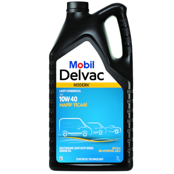 Mühərrik yağı Mobil Delvac Modern 10W40 Light Commercial 7 lt