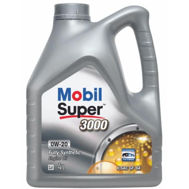 Моторное масло  Mobil Super 3000  0W20 4 л