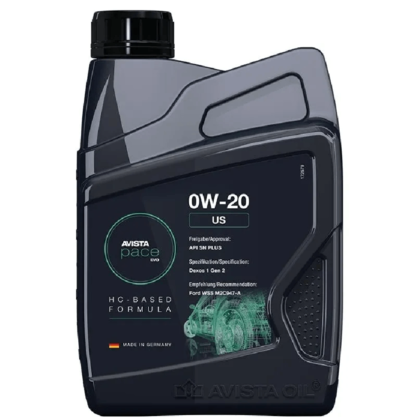 Моторное масло Avista Pace Evo Prime FE SAE 0W20 1 л