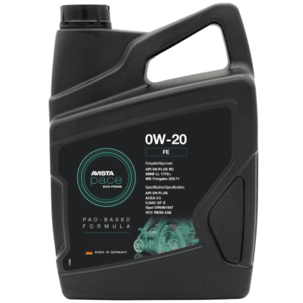 Mühərrik yağı  Avista Pace Evo Prime FE SAE 0W20 4 lt