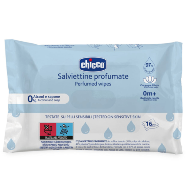 Nəm salfet Chicco Pocket 16 ədəd 00012050200000 