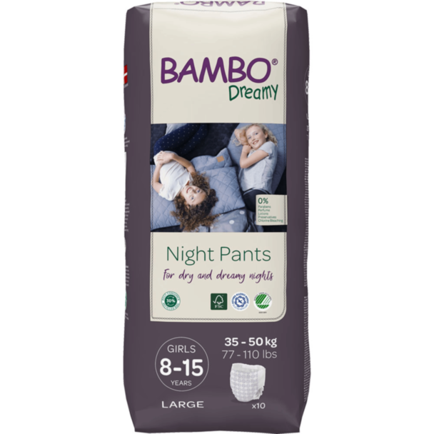 Uşaqlar üçün tuman bezləri Bambo Dreamy 8-15 10 ədəd 1000018876