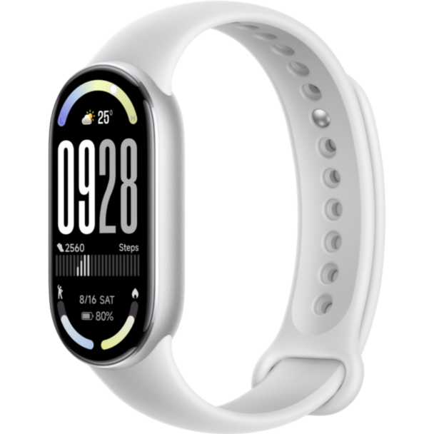 Smart qolbaq Xiaomi Smart Band 10 BHR07PSGL Glasier Silver 
