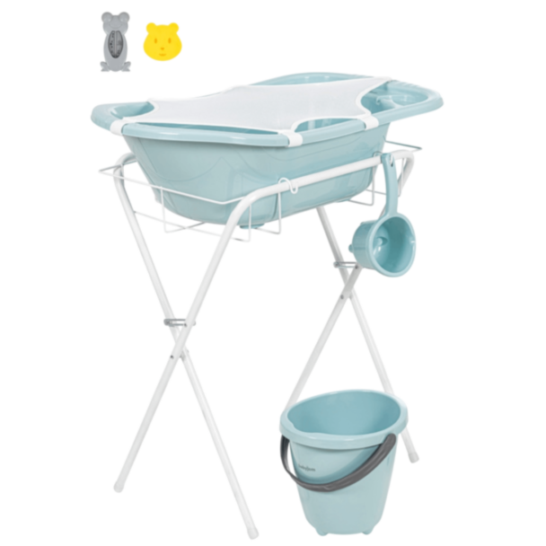 Ayaqlı uşaq vanna dəsti  BabyJem 7 parça 8681049238979 