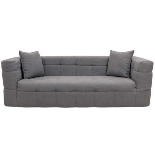 Divan Simge Mobilya Sofa Compression Boz (3 yerli)