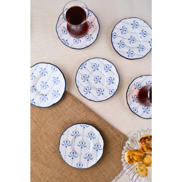 Набор блюдец Tabak Evi Audrey 6 предметов FLY6ÇTPRS1209 8684531607567