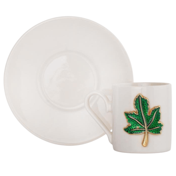 Кофейный сервиз  Schafer Zyra Leaf 8 предметов  8699131884348 