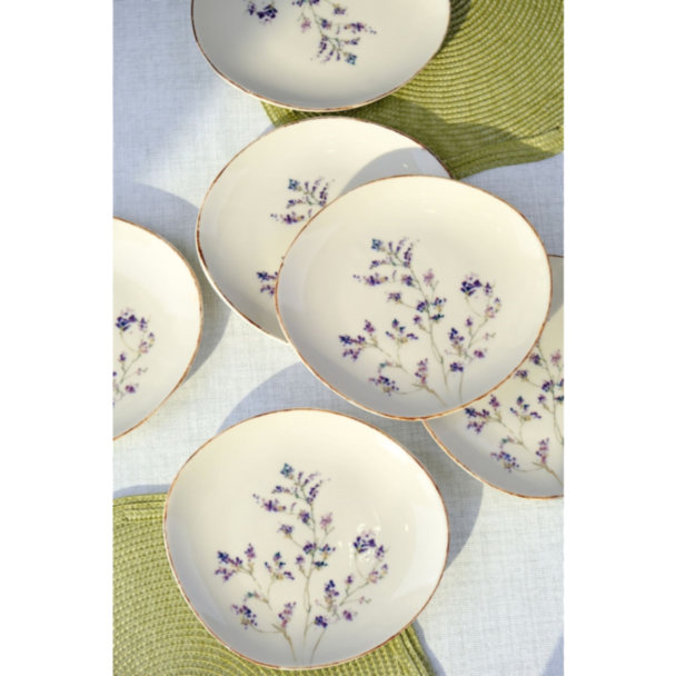 Tort üçün dəst Tabak Evi Pebble Lila 6 parça PBL6PTPRS995 8684531601763