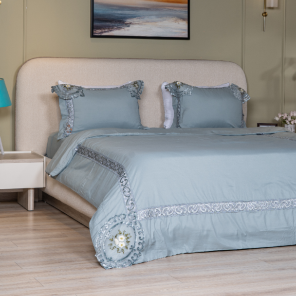 Tekstil yataq dəsti Cehizçi Laura Grand (WH-54) Green