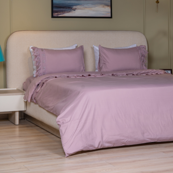 Комплект постельного белья Cehizçi Laura Grand (WH-69) Purple