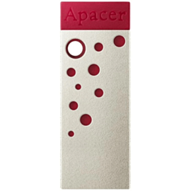 Fleş kart Apacer 64 GB USB 3.2 Gen 1 Metallic/Red AH15J/AP64GAH15JR-1