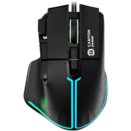 Mouse Canyon Fortnax GM-636 RGB 9 Buttons Wired Black CND-SGM636B