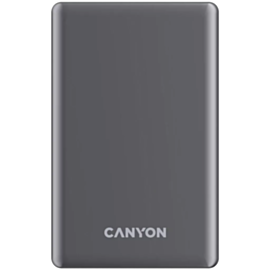 Power Bank Canyon OnPower 510 Slim Magsafe 10000 мАч Dark Grey PD20W