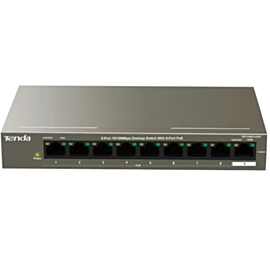Коммутатор Tenda TEF1109P 8-63W 9 Port